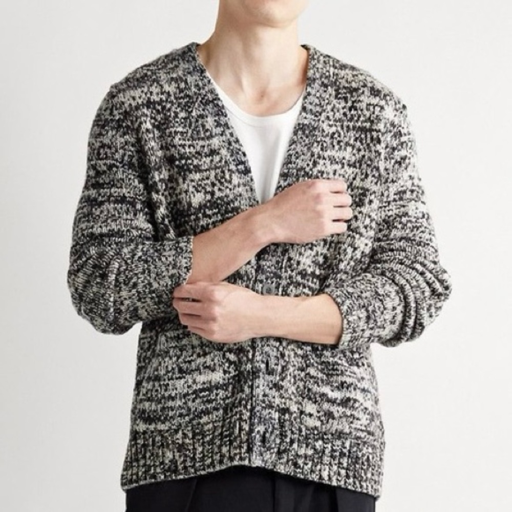 Corridor Spacedye Cotton Cardigan Sweater- Small